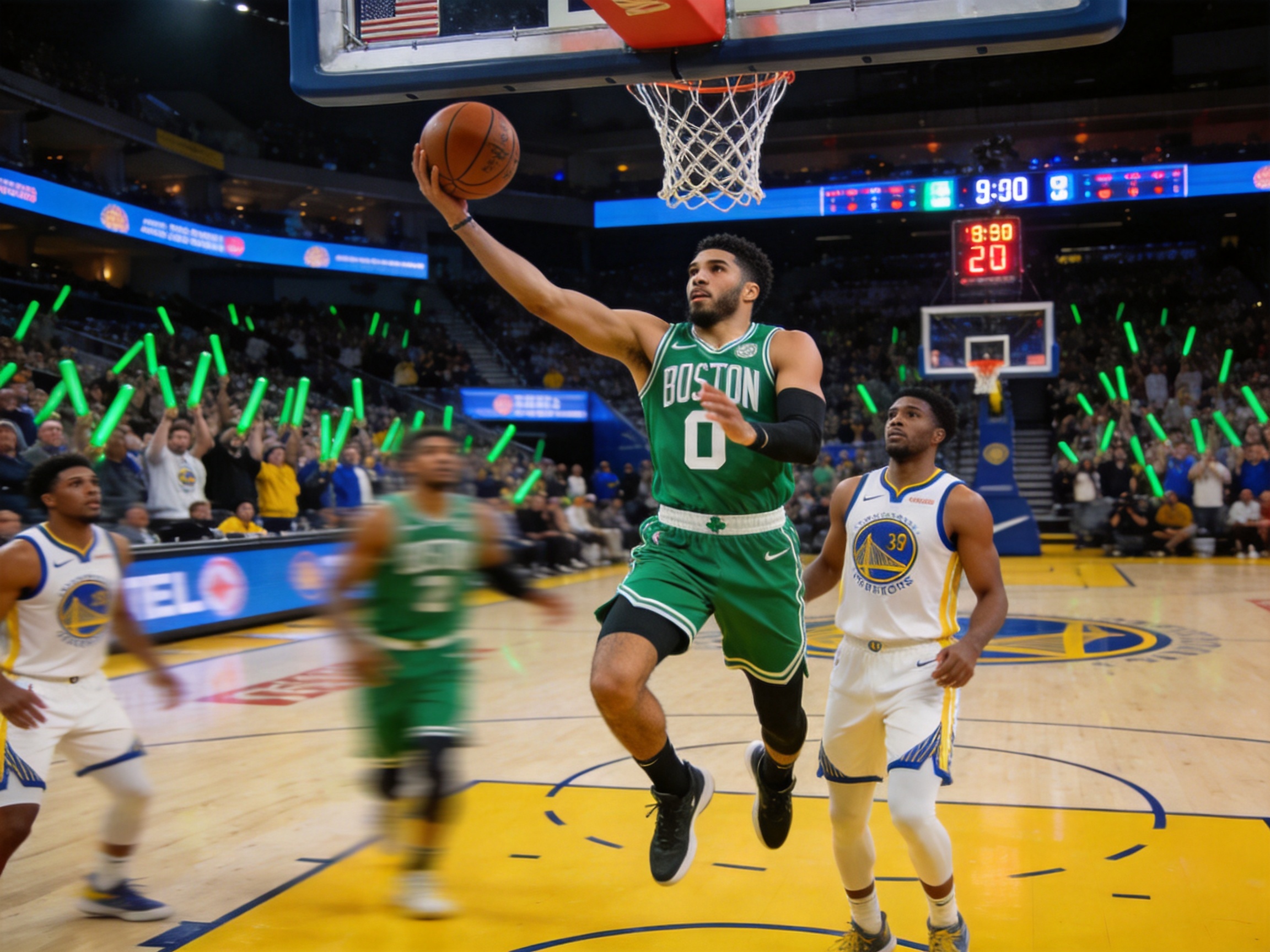 星空体育篮球赛事战报配图：NBA季后赛精彩瞬间